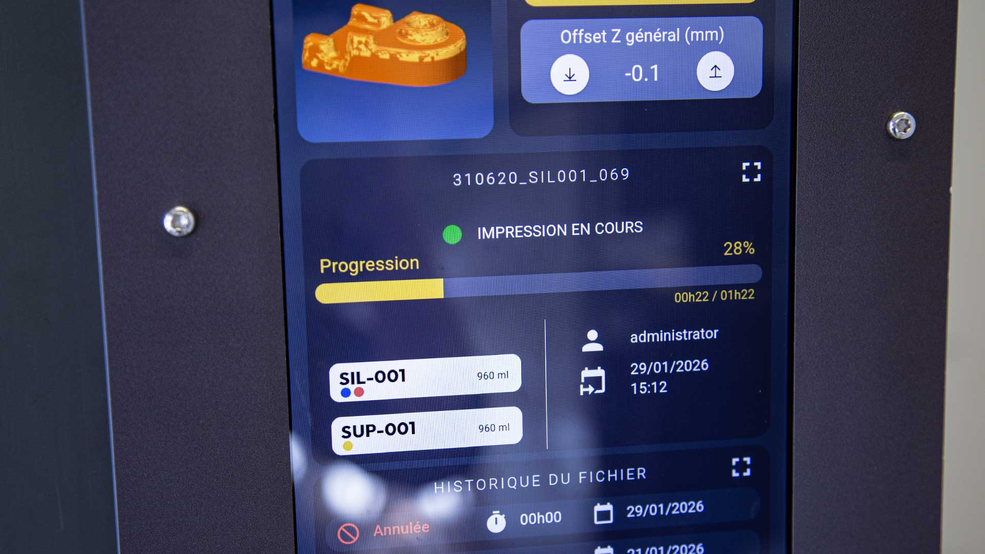 Real-time print monitoring in CONTROL - lynxter