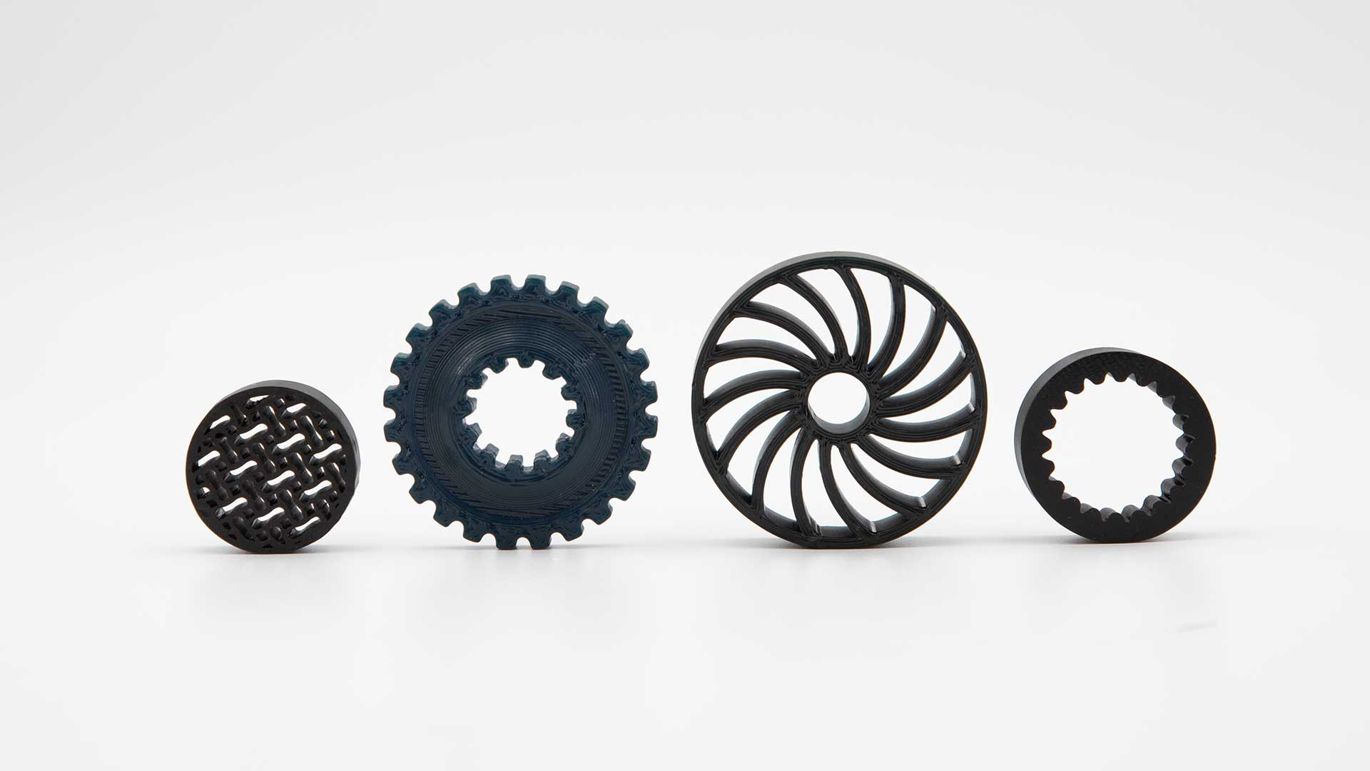 Industrial parts printed in polyurethane