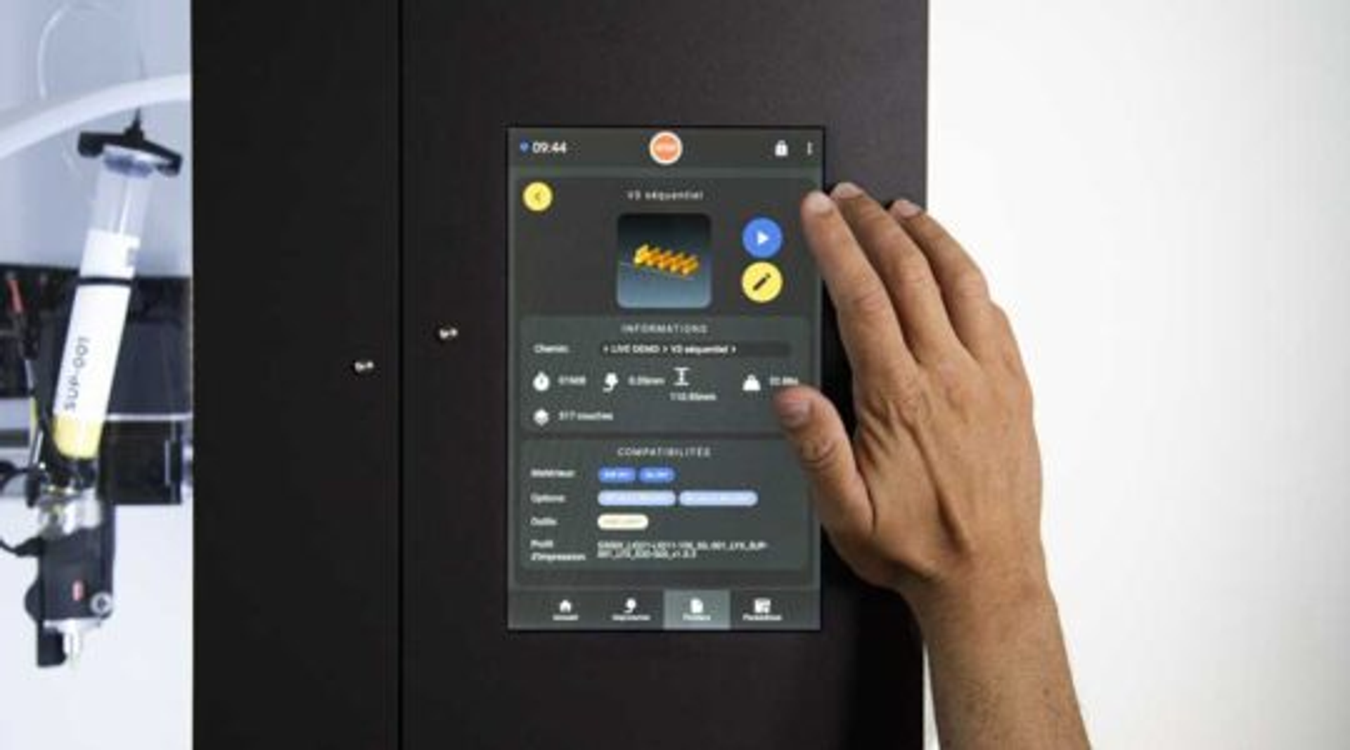 software-interface-3d-printer-connected