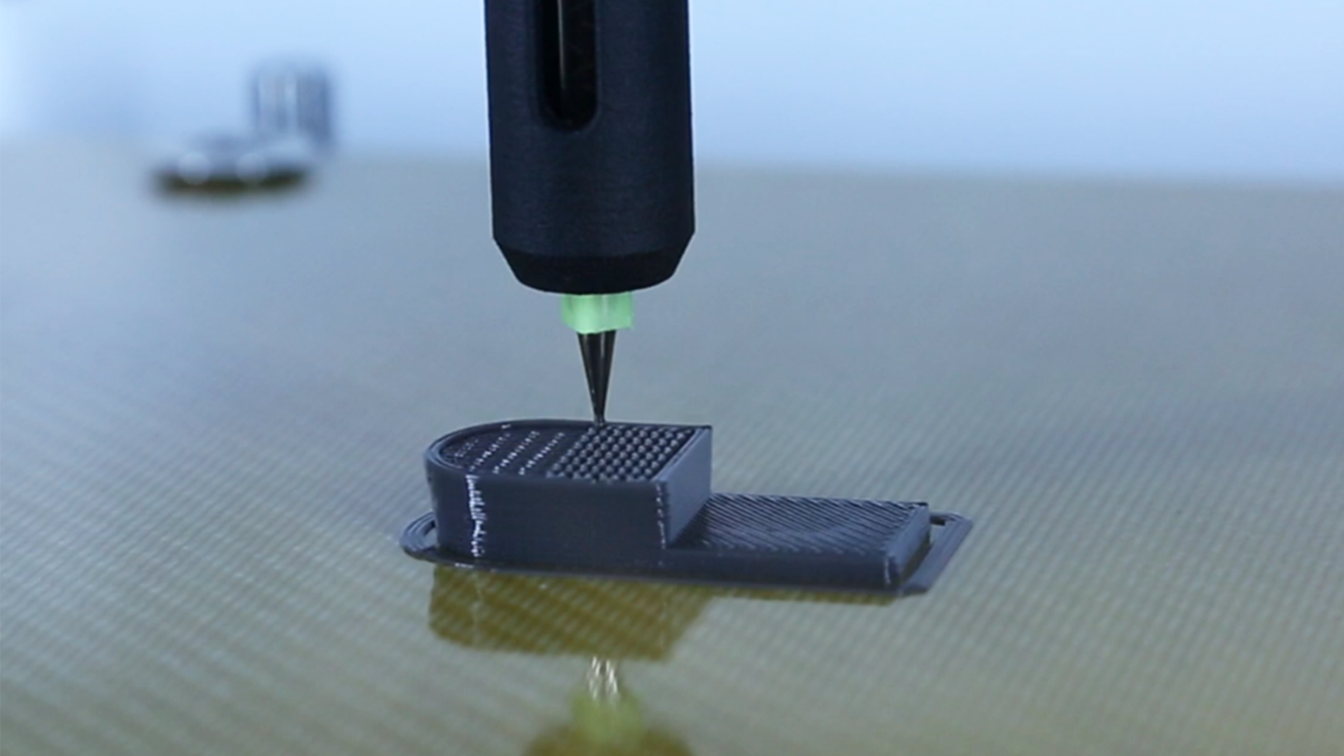 Silicone 3D printing a silicone mask for surface treatment