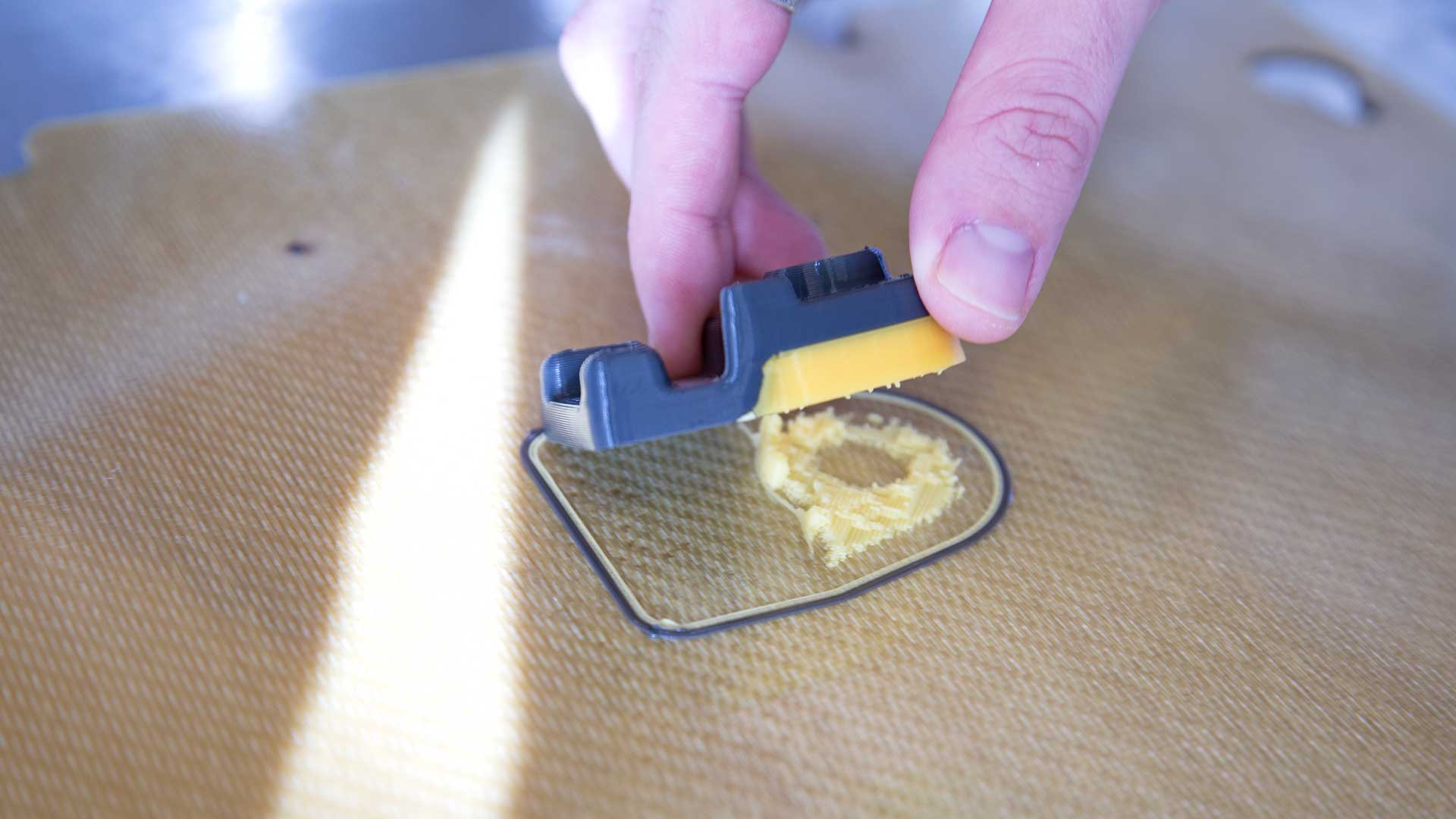 les étapes de l'impression 3D silicone- réticulation