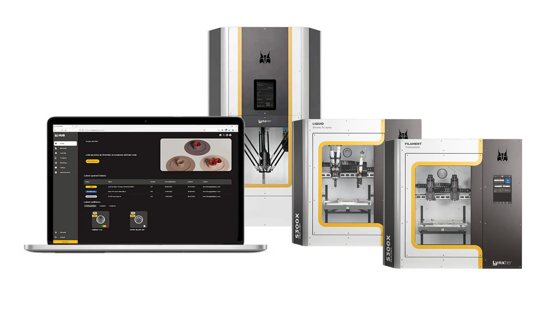 Lynxter-Silicone3Dprinter