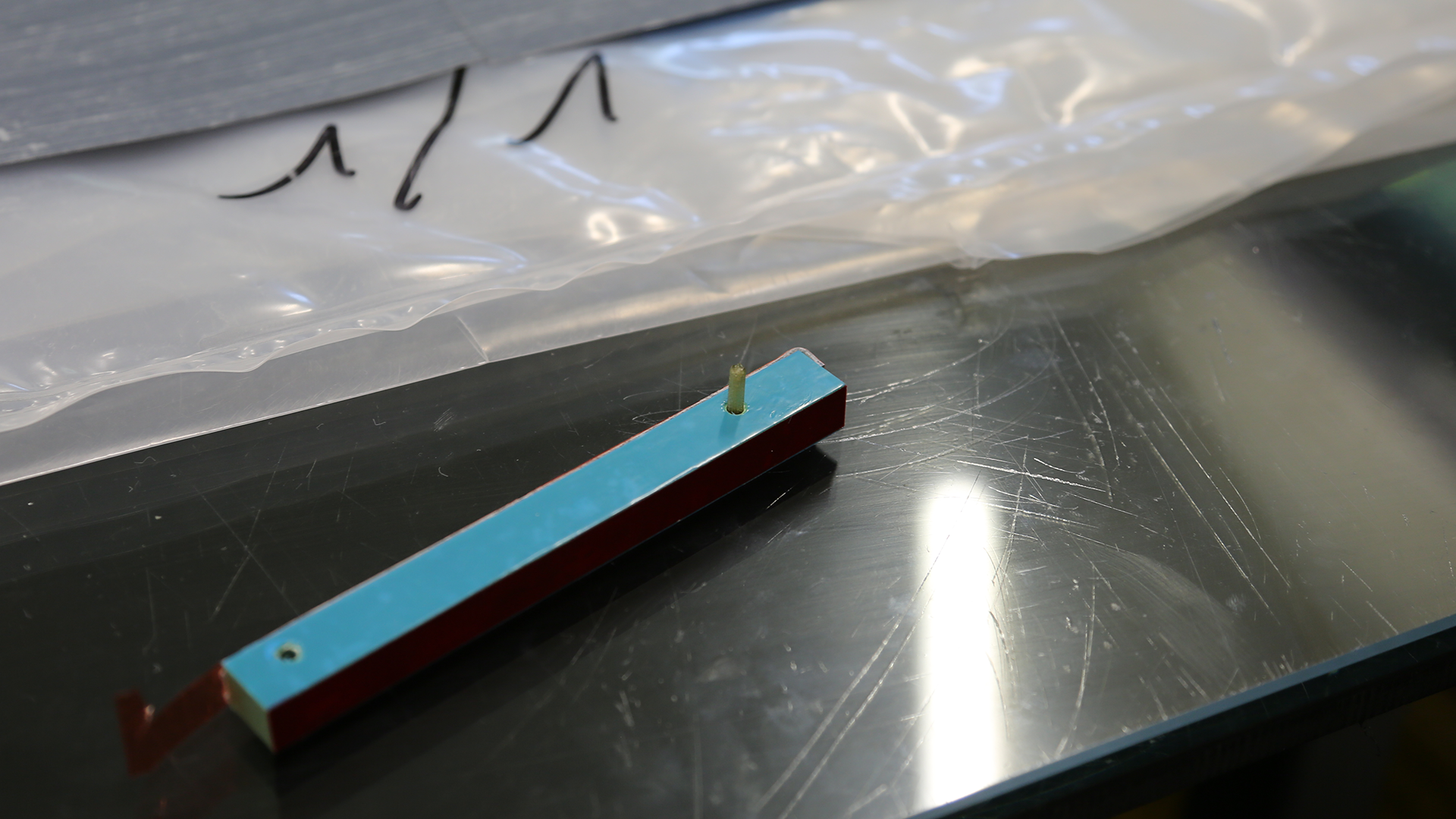 Installing the PEKK pins