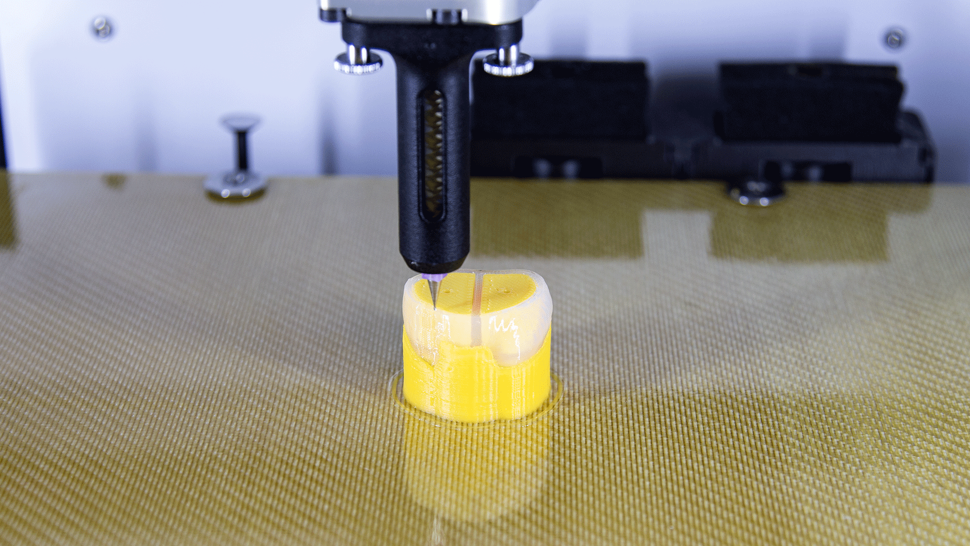 printing a prostate in silicone