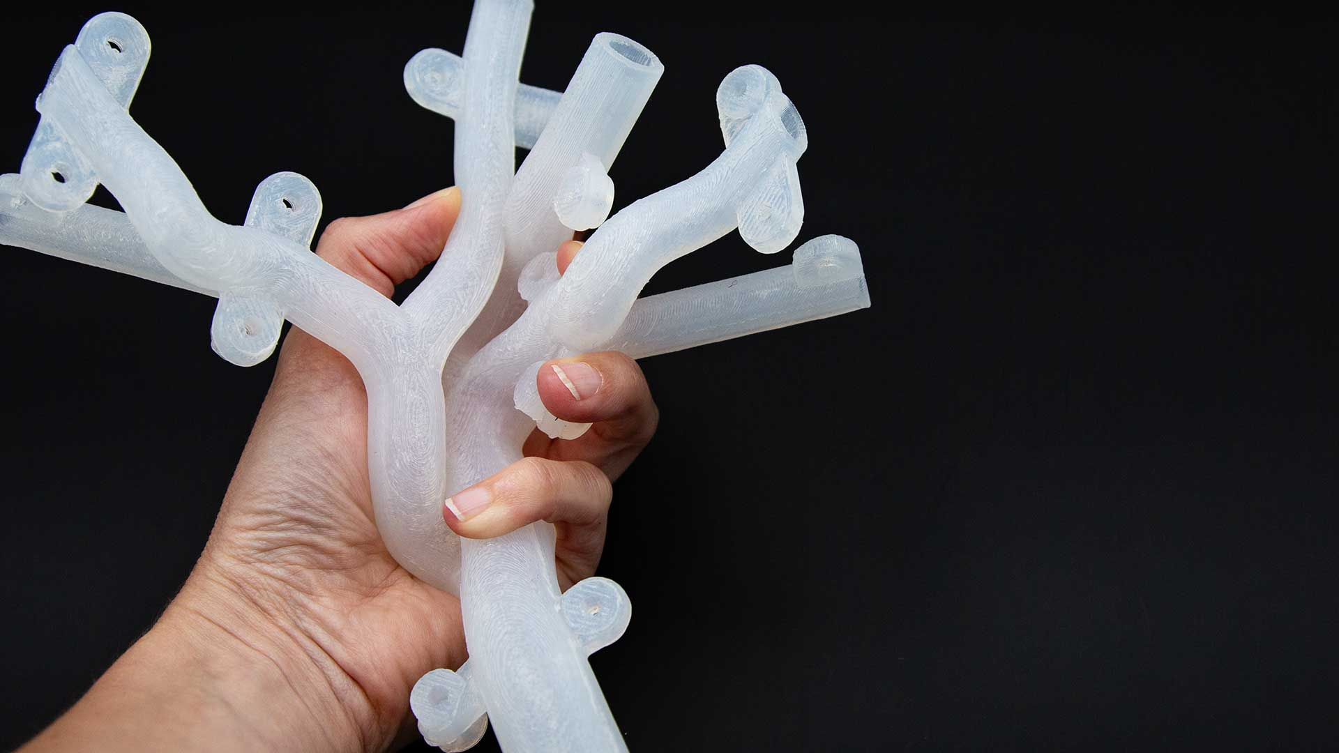 medical silicone printed part 