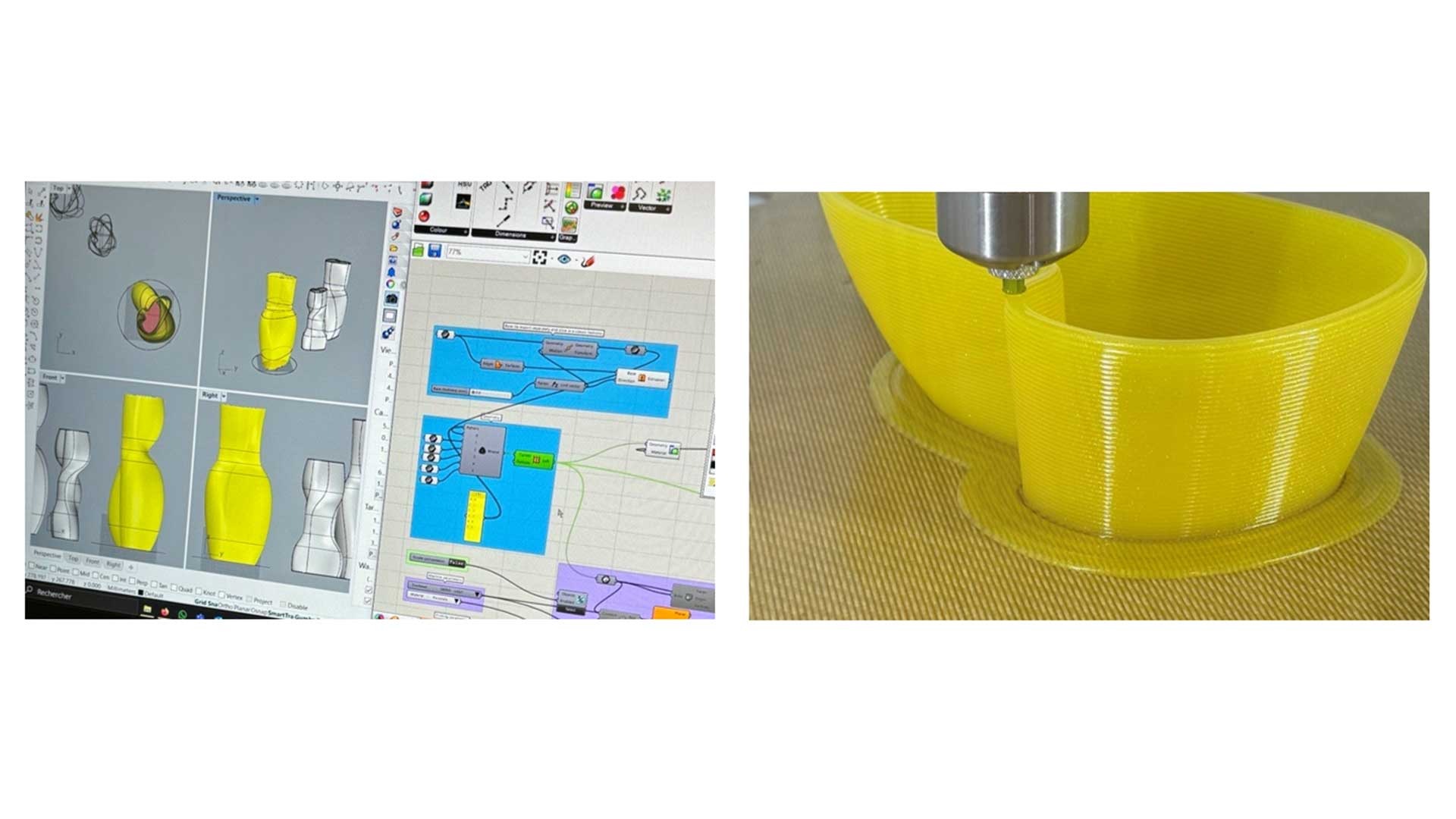 vase Silicone design 3d printing